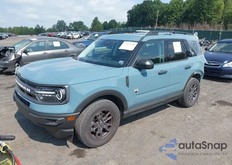 2022 Ford Bronco Sport Big Bend z USA, uszkodzony, nr VIN 3FMCR9B61NRD72989